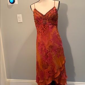 Sue Wong beaded dress.